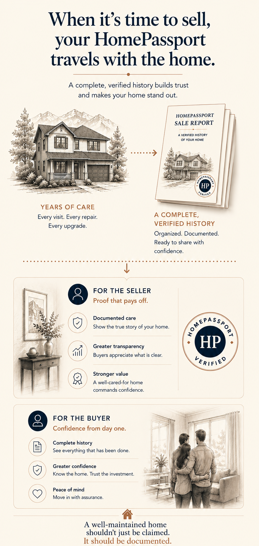 Infographic: When it's time to sell, your HomePassport travels with the home